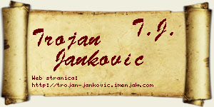 Trojan Janković vizit kartica